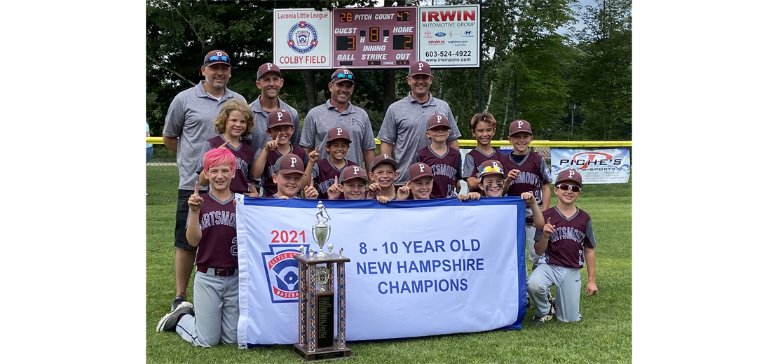 2021 NH State 8/9/10 Year Old Champs!